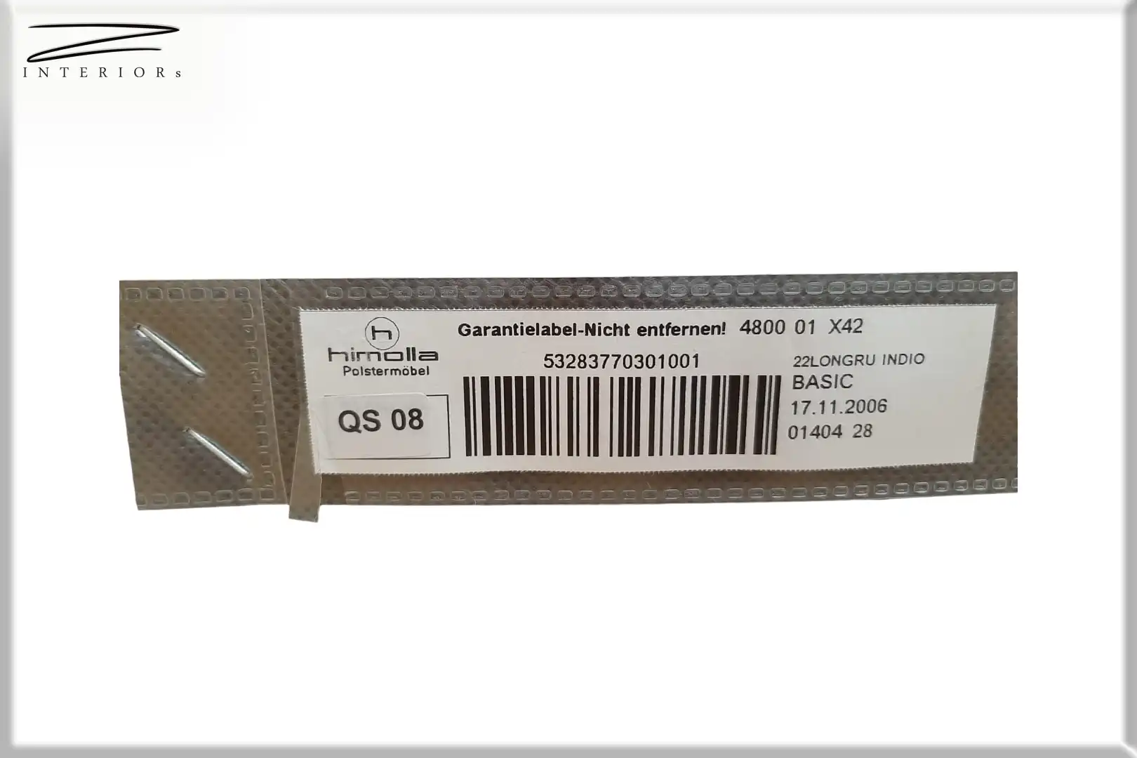 Himolla Garantielabel