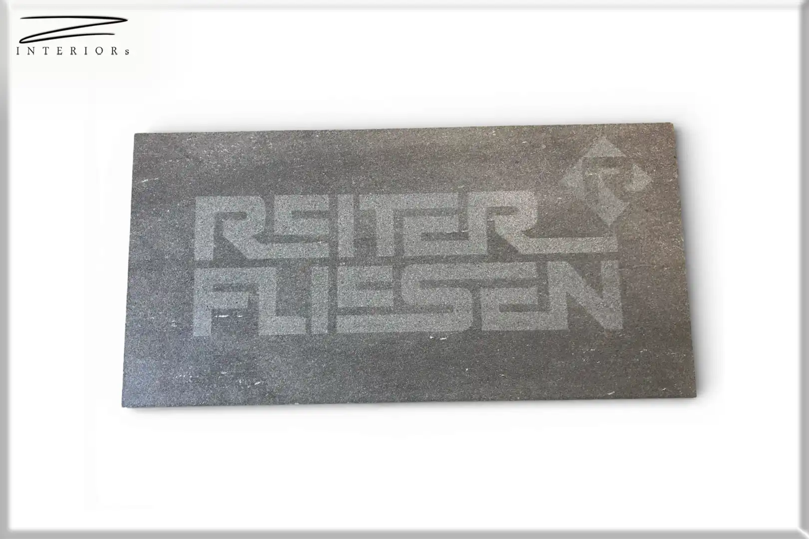 Lasergravur Steinfliese Reiter Fliesen